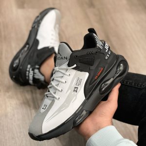 کتانی جردن 23 مردانه زنانه رنگ سفید مشکی سایز 37 تا 44