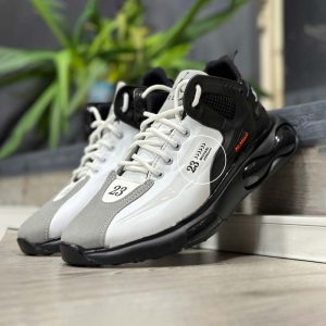 کتانی جردن 23 مردانه زنانه رنگ سفید مشکی سایز 37 تا 44