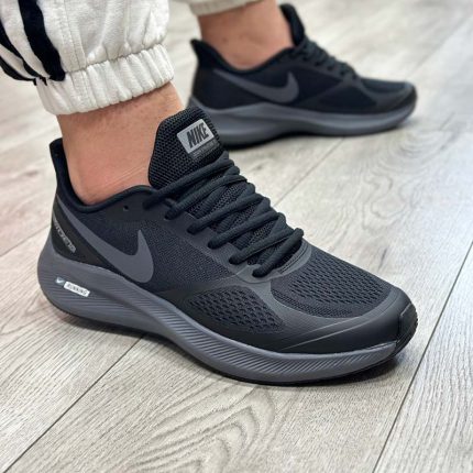 کتونی ست مردانه زنانه مدل نایک گاید nike guide رانینگ های کپی رنگ مشکی کد 26000